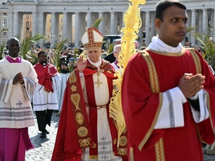 Papst startet mit Palmsonntagsmesse in die Karwoche