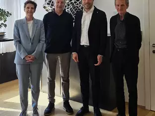 Landesrat Achammer trifft Vertretung des Chronikwesens