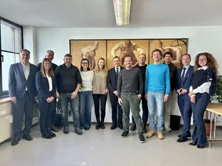 Schutzhüttenbetreiber bei Landesrat Walcher