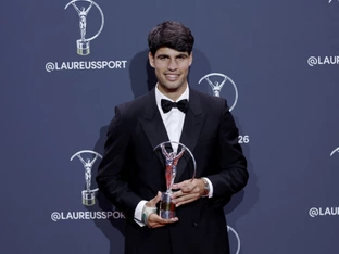 Tennis-Asse Alcaraz, Sabalenka Gewinner bei Laureus-Gala
