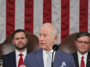 Charles ruft im US-Kongress zum Zusammenhalt auf