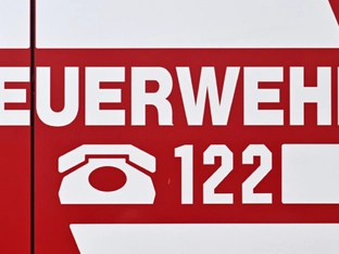 Feuer zerstörte Einfamilienhaus in Kitzbühel