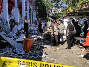 Ein Toter bei schwerem Erdbeben in Indonesien