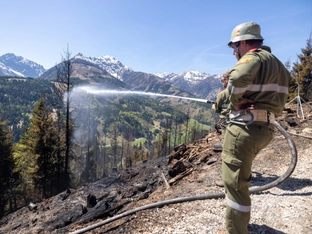 Große Brandherde im Kärntner Lesachtal gelöscht