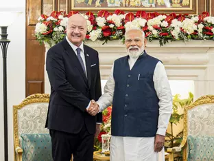 Indischer Premier Modi empfing Bundeskanzler Stocker