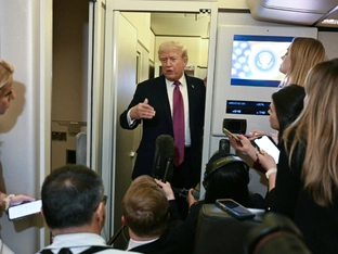 Trump spricht von neuen Angriffen und "guten Nachrichten"