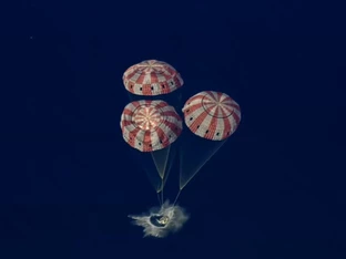 Astronauten der Artemis-2-Mondmission zurück auf der Erde