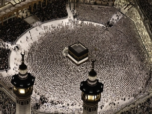 Muslimische Pilgerfahrt Hadsch beginnt in Mekka