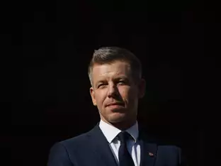 Ungarns neuer Regierungschef Magyar in Österreich