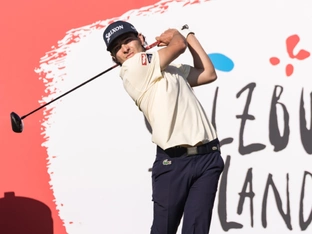 Golfer Steinlechner zum Kitz-Auftakt Neunter - Straka 25.