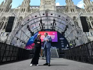 Wiens große Song Contest-Fanmeile ist fast startbereit