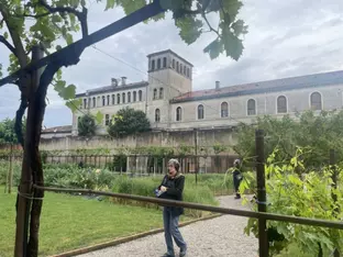 Fliegende Teppiche und sprühender Regen auf der Biennale