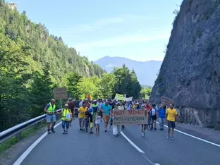 Fernpass-Demo in Tirol: Hunderte Teilnehmer äußerten Unmut