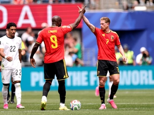 Belgien erkämpft sich 1:1 gegen Ägypten