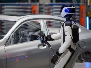 BMW erprobt humanoide Roboter in Produktion