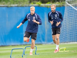 ÖFB-Training mit Xaver Schlager, ohne Alaba