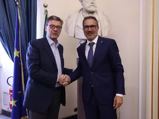 Landeshauptmann Kompatscher trifft Minister Giorgetti