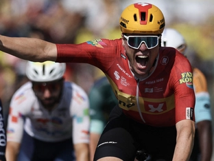 Elfte Tour-Etappe im Sprint an Norweger Waerenskjold