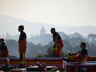Feuerwehr bekämpft mehrere Waldbrände in Südfrankreich