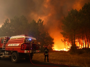 20.000 Menschen bei Waldbrand in Frankreich evakuiert