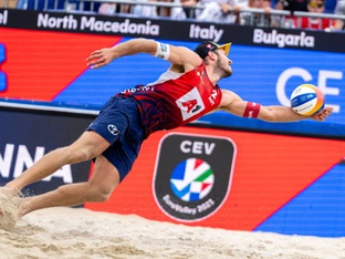 Beach-Volleyballer Waller/Pristauz in Gstaad auf Platz vier