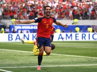 Spanien dank Last-Minute-2:1 gegen Belgien im Halbfinale