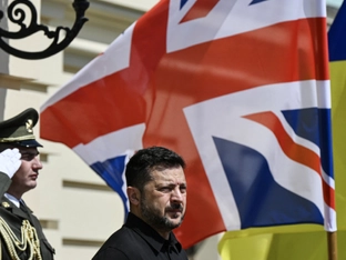 Selenskyj am Montag in Großbritannien zu Besuch