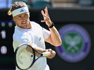 Paris-Sieger Zverev in Wimbledon mit "fast perfektem Match"