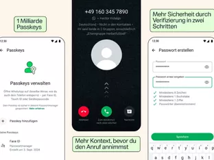 WhatsApp stärkt Konto-Schutz - 3 neue Sicherheitsfeatures