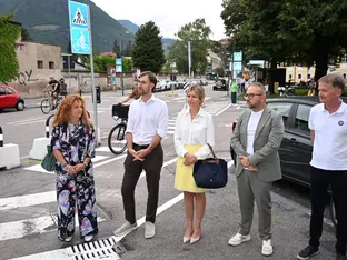 Bozner Schmiedgasse: Lücke im Radwegenetz geschlossen 