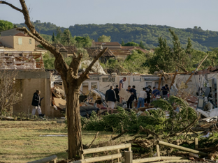 Tornado verletzte in Südfrankreich 39 Menschen