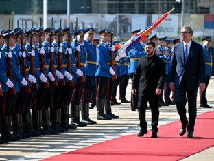 Selenskyj bei Vučić: Serbien und Ukraine wollen kooperieren