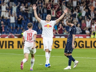 Tabakovic schießt Salzburg mit Hattrick ins EL-Play-off