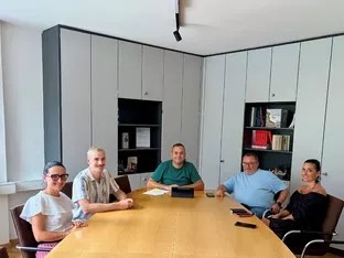 Latsch: Antrittsbesuch des neuen hds-Ortsausschusses bei der Gemeindeverwaltung