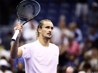 Alexander Zverev zog souverän ins US-Open-Viertelfinale ein