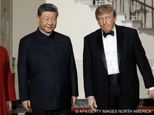 Trump gibt auf Staatsbankett für Xi den Schönfärber