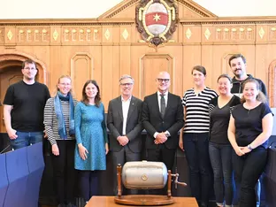 Studierende erkunden Bozens Kommunalpolitik