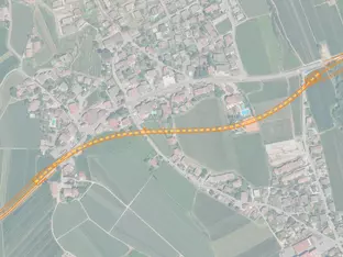 Umfahrung Rabland: Trasse in den Bauleitplan eingetragen