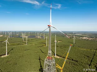 Höchstes Windrad der Welt steht in Deutschland