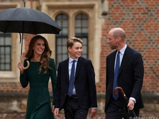 Erster Schultag in britischer Eliteschule für Prinz George