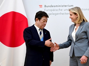 Meinl-Reisinger traf japanischen Außenminister in Wien