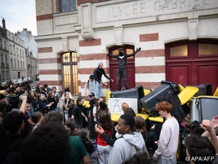 440 Festnahmen bei Schülerprotesten in Frankreich