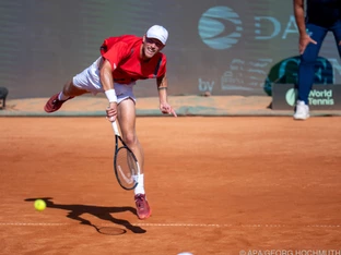 Österreich führt im Davis Cup gegen Belgien 2:1