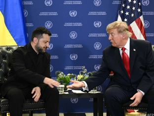 Selenskyj traf Trump in New York