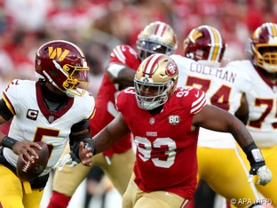 San Francisco 49ers erstes NFL-Team mit sechs Saisonsiegen