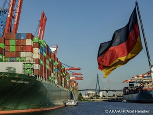 Deutsche Exporte sinken den zweiten Monat in Folge