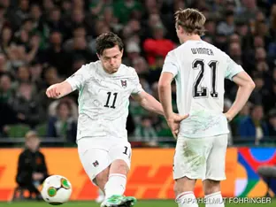 ÖFB-Team erkämpft in Irland nach 0:2-Rückstand ein 2:2