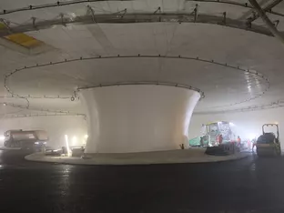 Der technische Anschluss des Küchelbergtunnels