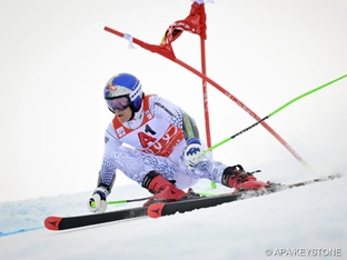 Braathen führt im Sölden-RTL - Schwarz im ersten Lauf out