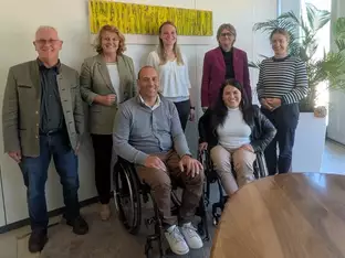Vorstand der Sportgruppe Körperbehinderte trifft Regierungsmitglieder